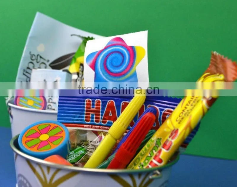 Colorful Gift Bucket with printed logo