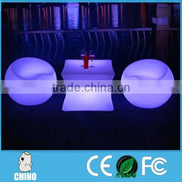 Nightclub LED bar furniture bar stool for lounge room