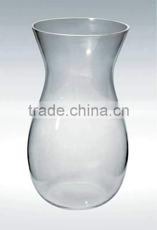 2014 HOT sale wholesale glass vases wholesale clear glass vases