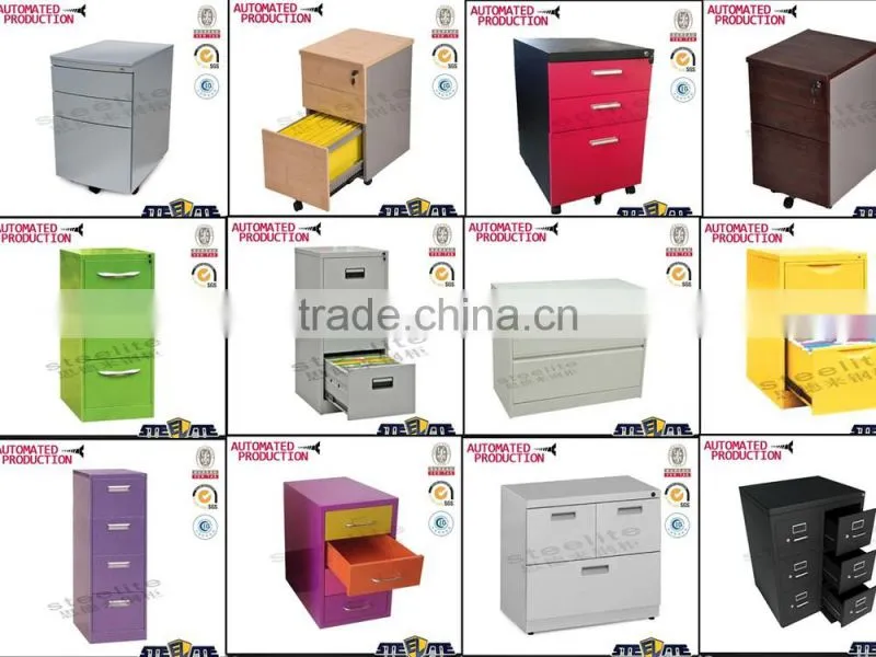 Movable file cabinet, 3 drawer cabinet, moving file chest