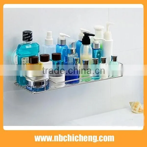 High quality cosmetic rack bath suction toiletries shelf