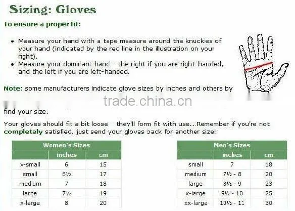 Mal's plain white 100 % cotton glove
