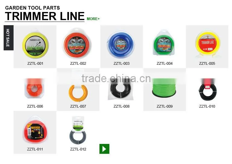 Nylon brush cutter professional trimmer line Indentation line