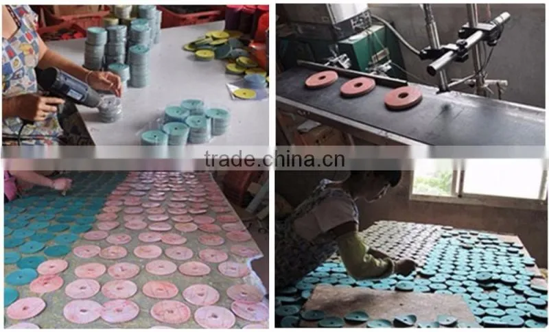 3" 50# diamond polishing pads velcro flexible marble granite concrete stone wet dry grinding floor disc