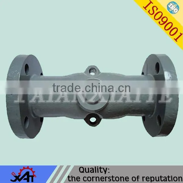 carbon steel resin sand casting pipe valve for pipe fitting valve part