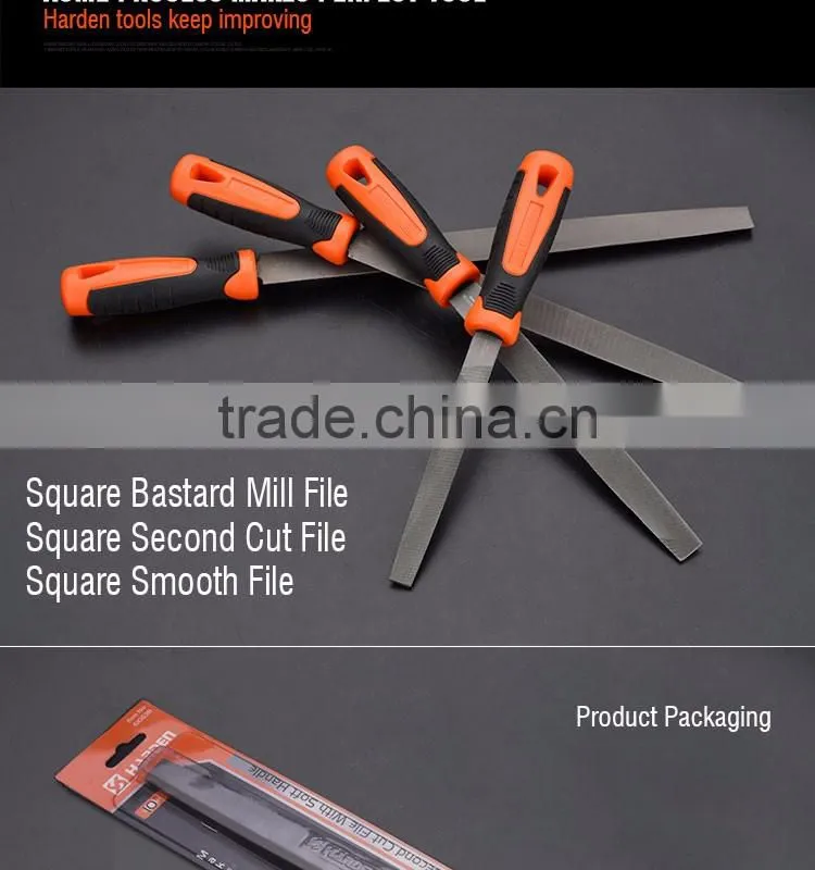 High Quality Flat Smooth Hand Tools Files With Soft Handle