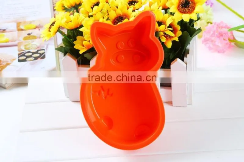 Pig silicone mould,cup cake mould,cup cake tools
