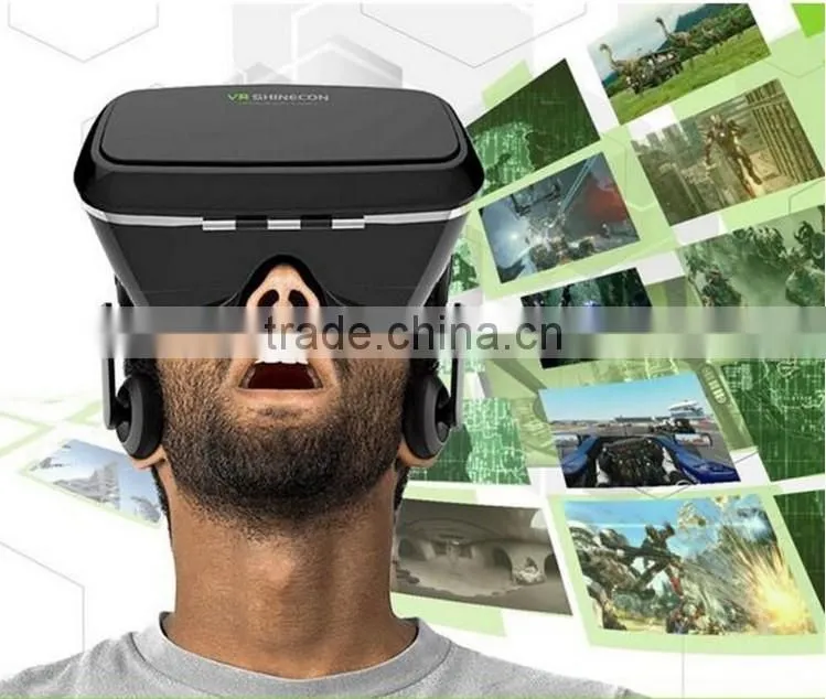 New VR glasses here virtual reality goggles mirror mobile phone 3 d glasses vrbox storm helmet
