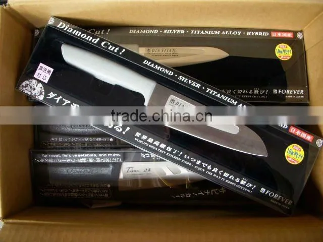 Japanese Ceramic Titanium Kitchen knives Knife made in Japan
