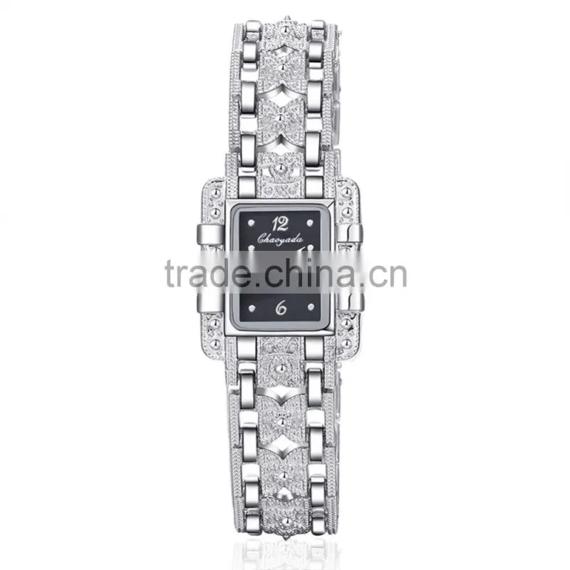 2017 new free sample charming vogue lady decoration watch japan movement quartz watch luxury crystal dimond watch