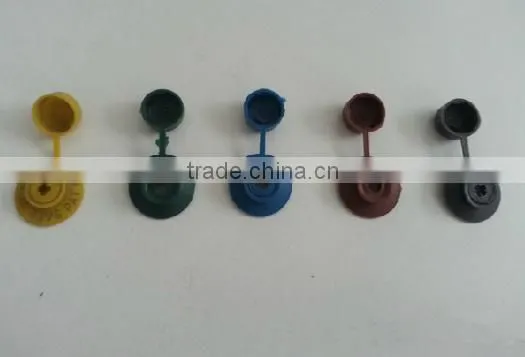 top quality galvanized twisted shank roofing nail screw nail with plastic cap