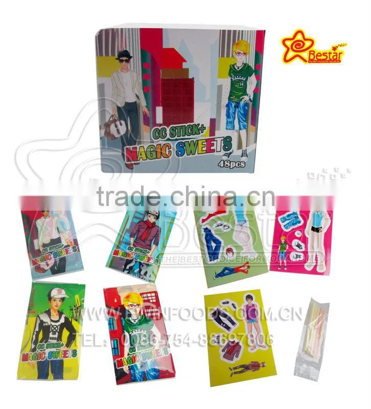 Prince Puzzle Sticker With CC Stick Candy