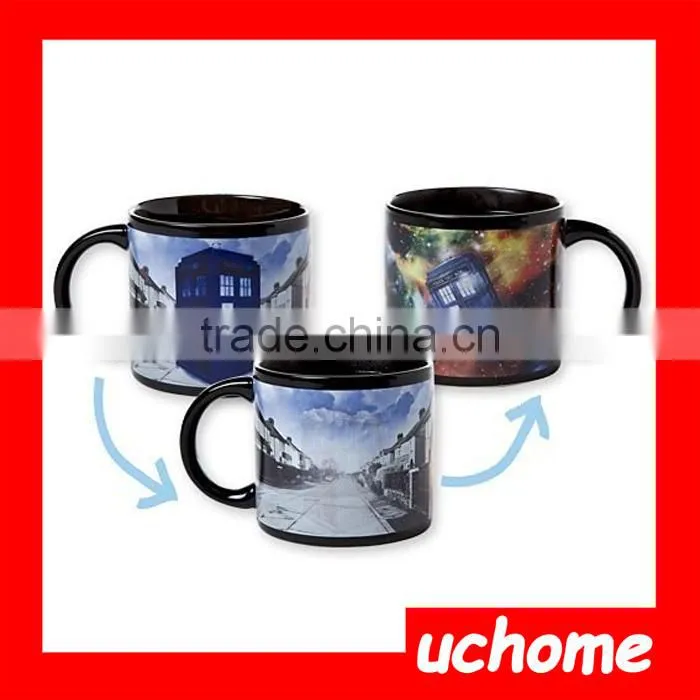 UCHOME Sublimation Photo Color Changing Mug Ceramic Sublimation Magic Mug