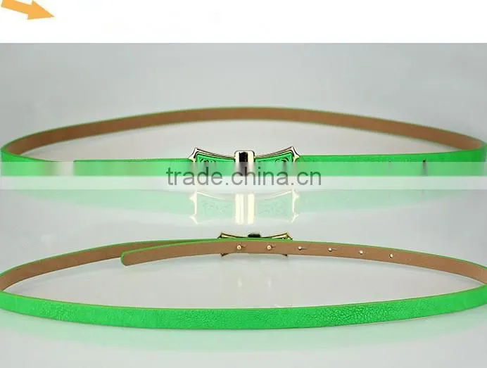 MOQ 1pc high quality shinny 14 different colors beautiful metal buckle cheap price belt for women belt cummerbund