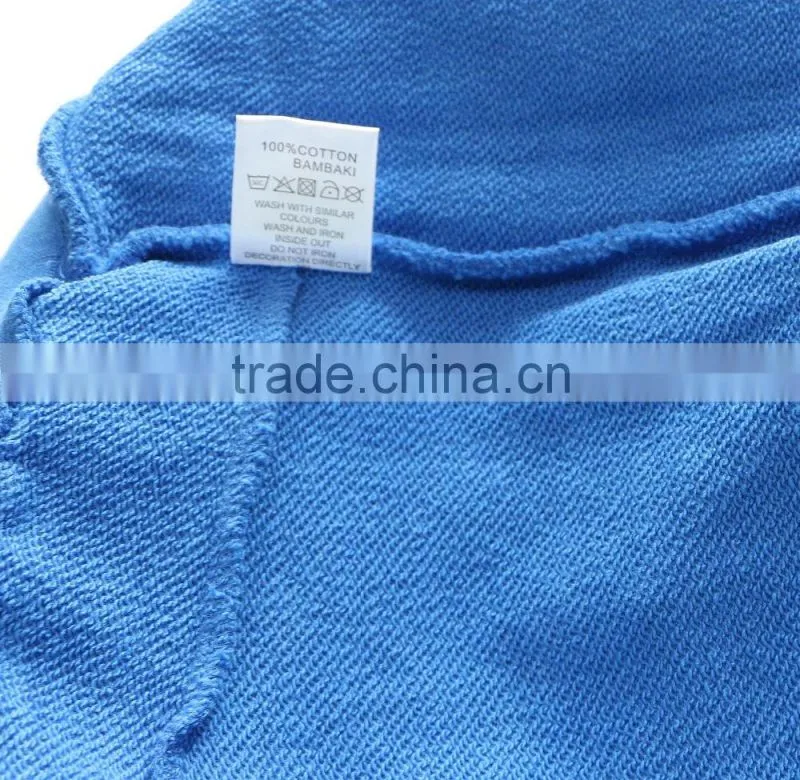 100% cotton men jogging pants with side waterproof pockets and logo print