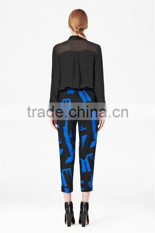 Ladies Buttoned Pure Silk Classic Blouse