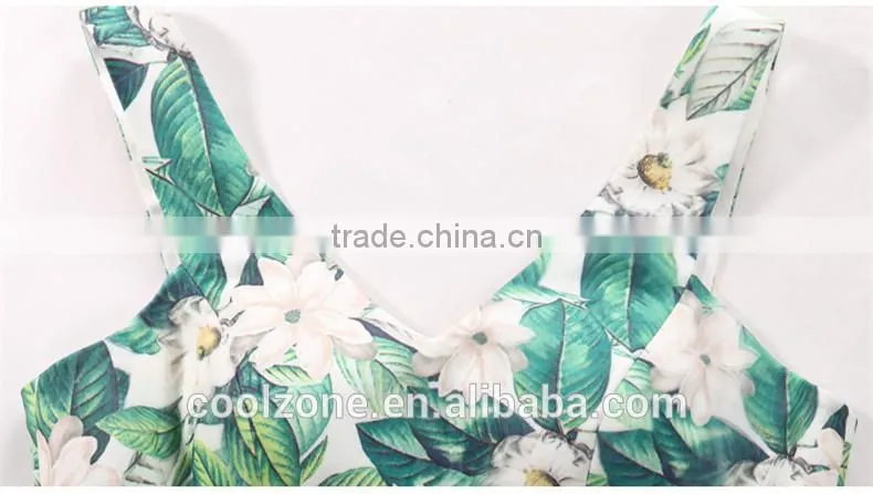 Sleeveless Summer Sexy print Slim Women's Business Suit