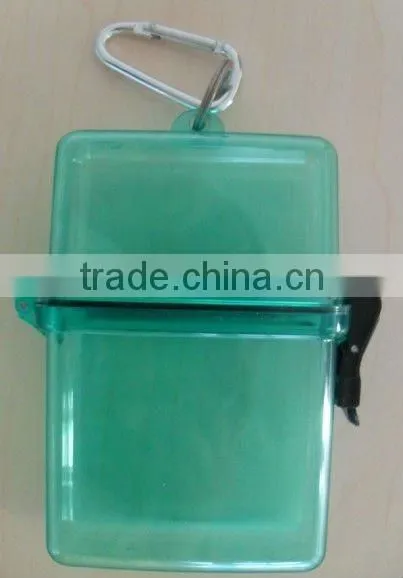 waterproof box with carabiner /suit for iphone case