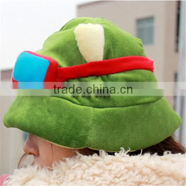 (Hot) League of Legends Lulu the Fae Sorceress Hat Plush Cap Cospaly Costume Accessory Boys Girls Game Toys