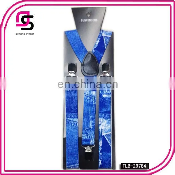 Suspenders for man,black fabric man suspenders,jeans suspenders