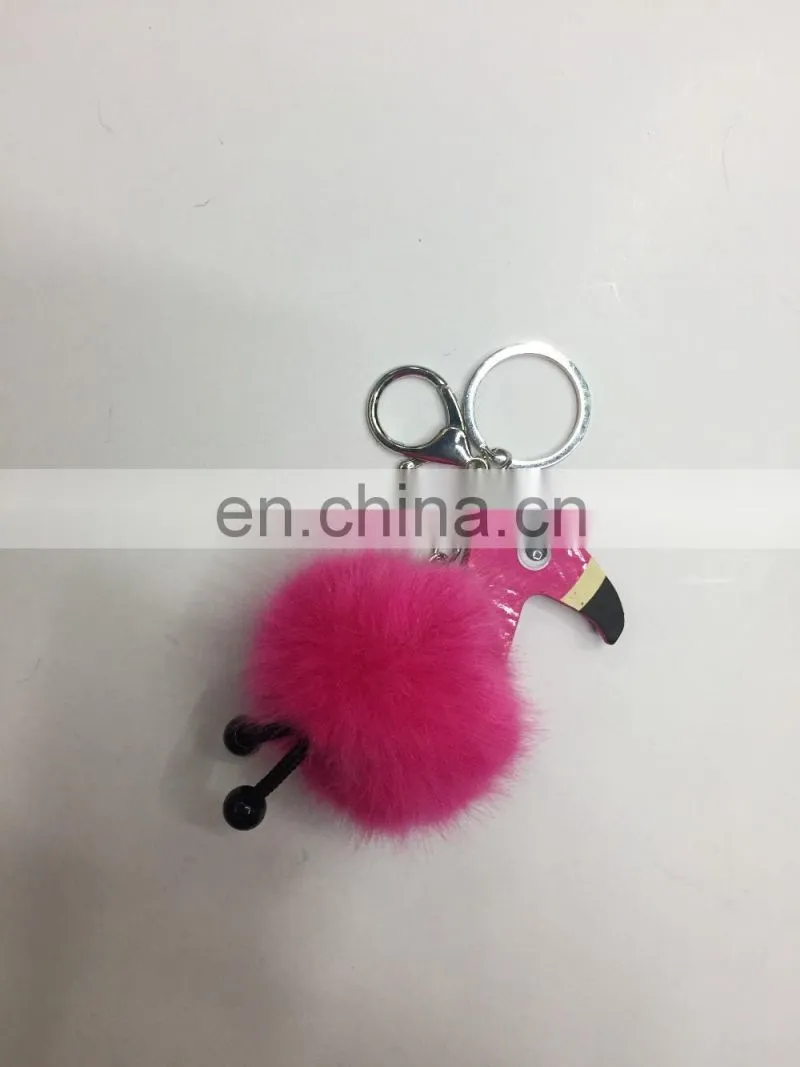 Wholesale PU flower keychain