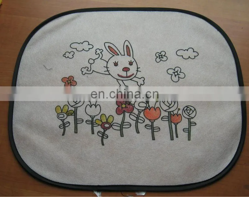 non woven car sunshade for side window folding sunshade