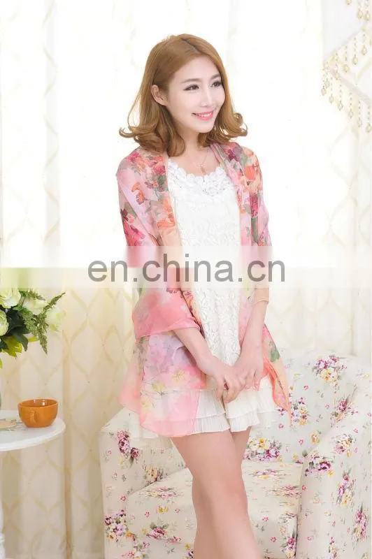 Popular Summer Scarf Fashion Style Chiffon Sillk Scarf