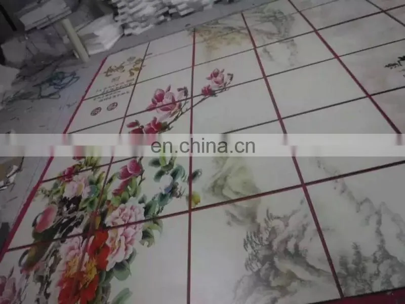 Big size double head glass uv printing machine for glass company use