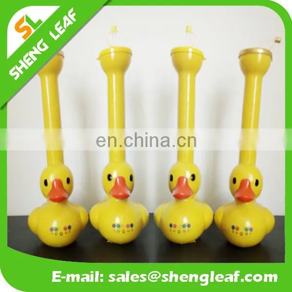 custom yellow dark shaped plastic yard cups with lids