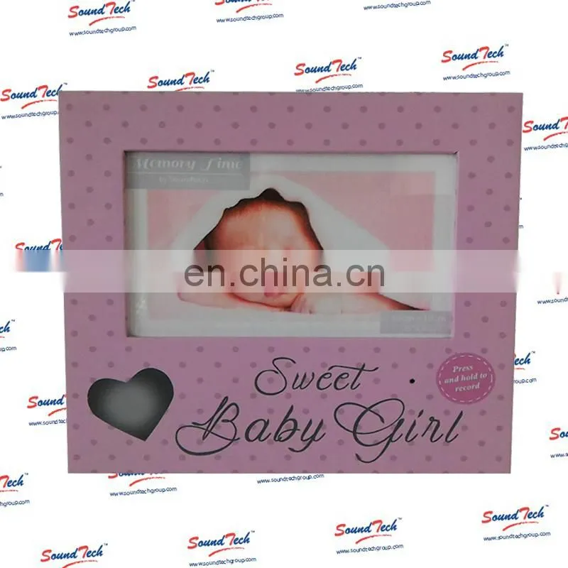 decorative christmas gift boxes with photo frame voice recrecord module, gift boxes