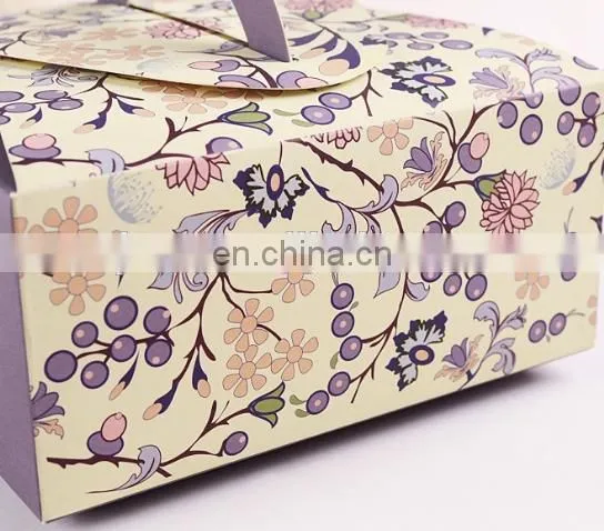 2015 wholesale custom art paper gift boxes & paper cake folding box