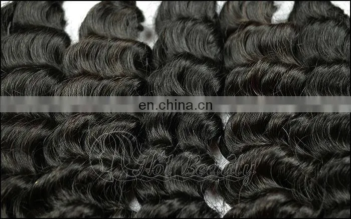 Malaysian natural wave human hair ponytail extension