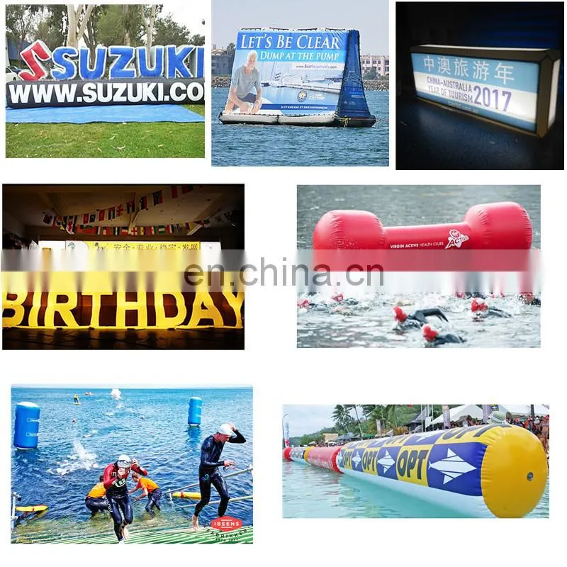 Hot Promotion Floating Marker Buoys Yellow Inflatable Life Buoys For Racing Marks