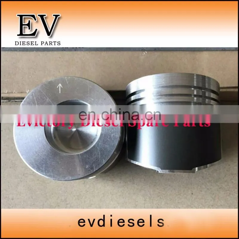 For Mitsubishi excavator engine K4F piston include piston pin and clip