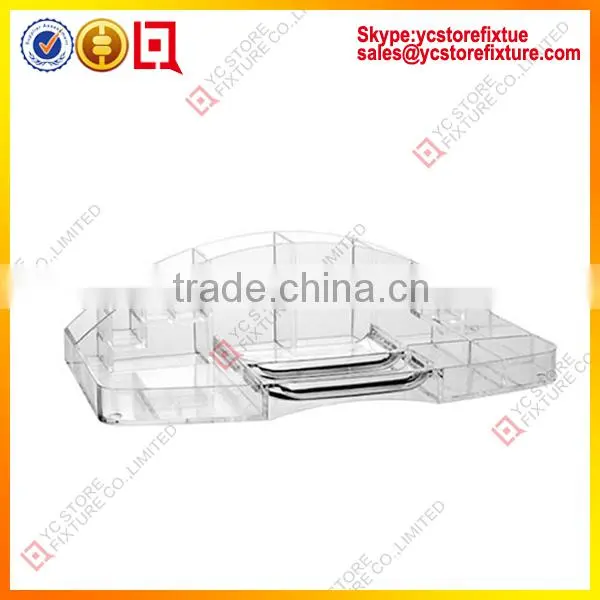 2015 new fashion Transprent acrylic cosmetic display stand