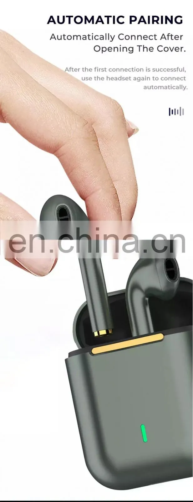 BT 5.0 Wireless Earbuds J18 Tws Headset Earphone Sports Running Headphone High Quality Earpieces