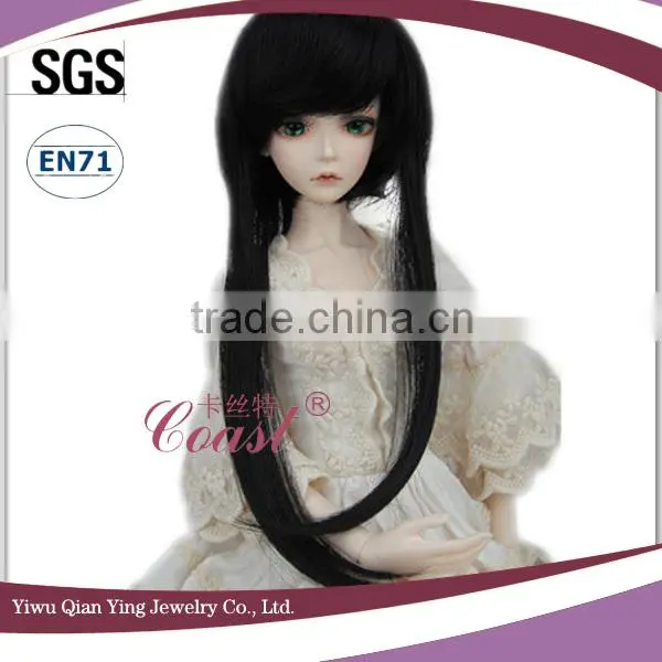 red wine color adorable baby doll hair wigs many color can made