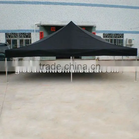 Aluminum Folding Tent 6x6m ( 20ft X 20ft) with Black Canopy & Valance(Unprinted)