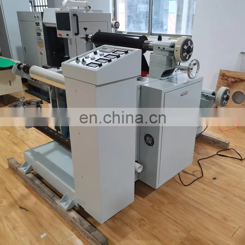 HX-650FQ Silicone rubber foam cutter slitter and rewinder machine