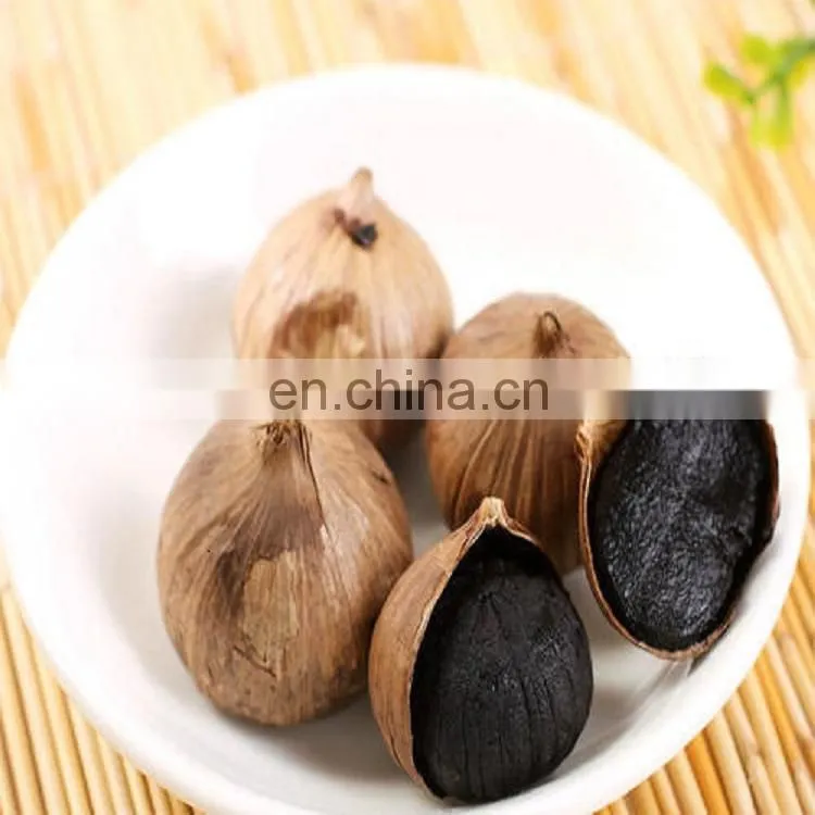 New crop with high quality organic fermented single solo black garlic