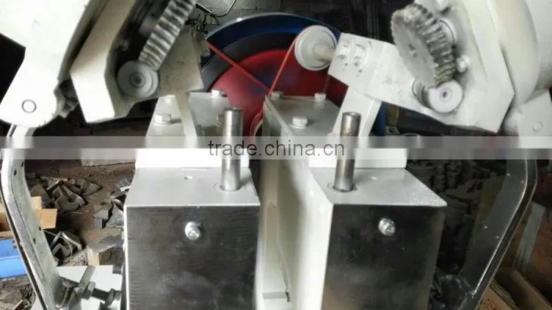 HAS VIDEO 195 Cycles Per Minute 2 Heads Paper Bag Rope Through Hole Fixing Making Machine