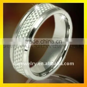 2013 NEW fashionable mens ring ,black engravable tungsten jewelry paypal