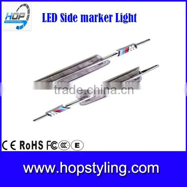 Yellow E90 E91 E93 E60 E61 E82 E88 auto accessory M LED Clear Side Marker Lights Turn Signal indicator For B.M.W