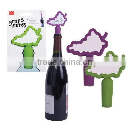 Colorful silicone wine stopper