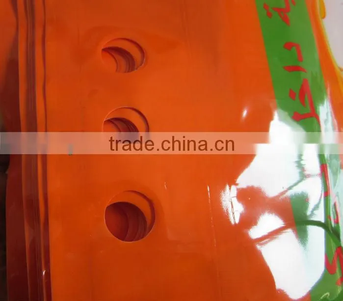 Durable detergent packaging washing powder flat bag