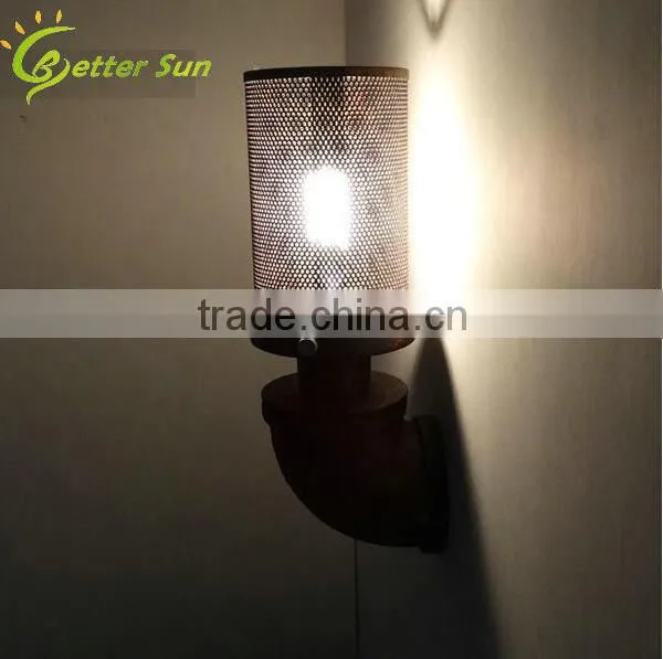 New Vintage Retro Stair Iron Tube Outdoor Wall Light