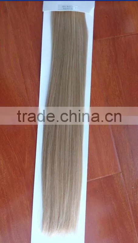100% human no mix cuticle silky remy hair weft