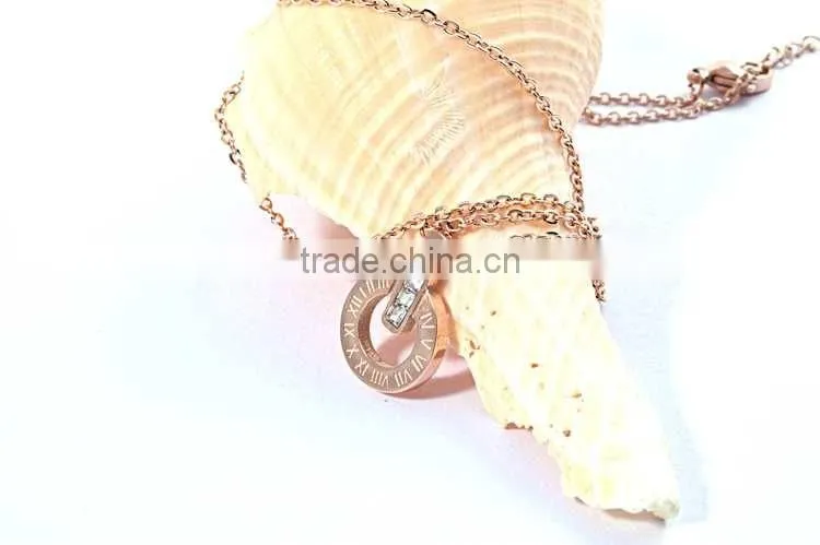 New Arrival Engraved Coin Necklace Long Chains Charms Necklace Round Pendant necklace for women gift jewelry