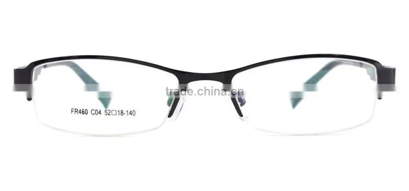 New Model Men Eyewear Metal Half Frame Glasses Frame