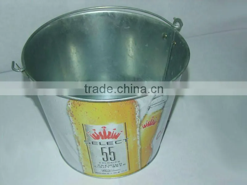 Dongguan wholesale tin bucket with handle tin bucket manufacture